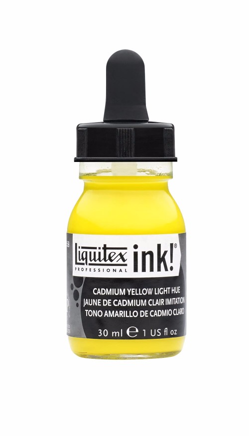 Image of Akrylfärg Liquitex Prof. Ink 30ml  Cadmium yellow light hue 159 (3F) 4260159 094376975819