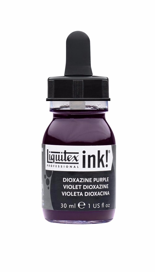 Image of Akrylfärg Liquitex Prof. Ink 30ml  Dioxazine purple 186 (3F) 4260186 094376975826