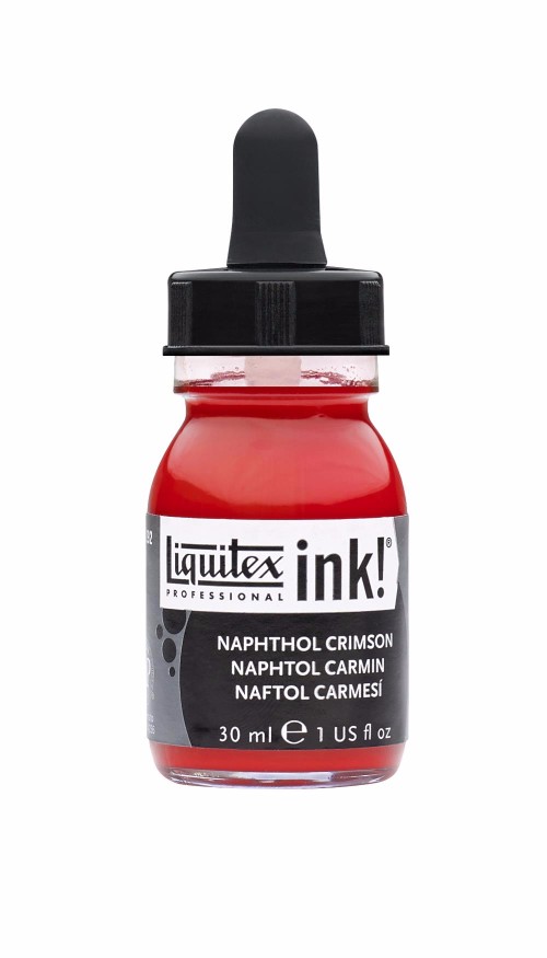 Image of Akrylfärg Liquitex Prof. Ink 30ml  Naphthol crimson 292 (3F) 4260292 094376975871