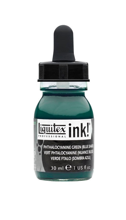 Image of Akrylfärg Liquitex Prof. Ink 30ml  Phthalocyanine green (bs) 317 (3F) 4260317 094376975901