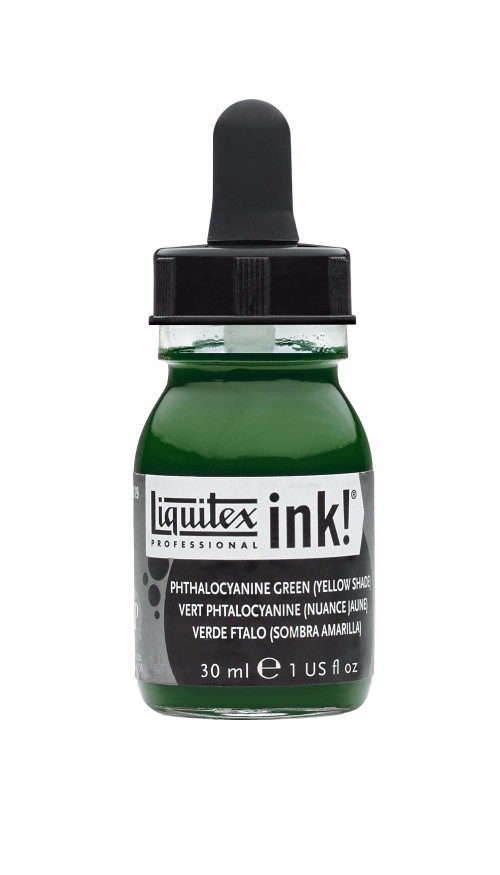 Image of Akrylfärg Liquitex Prof. Ink 30ml  Phthalocyanine green (ys) 319 (3F) 4260319 094376975918