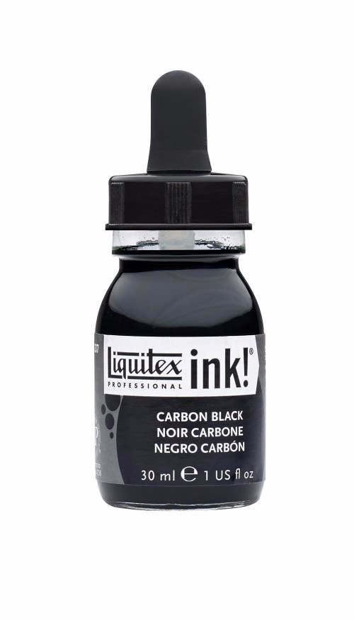Image of Akrylfärg Liquitex Prof. Ink 30ml  Carbon black 337 (3F) 4260337 094376976069