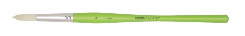 Image of Syntetpensel Liquitex Freestyle Round St 12 (3F) L42mm Ø11,5mm 1300112 094376976120