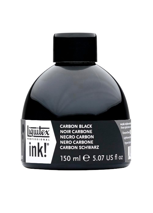 Image of Akrylfärg Liquitex Prof. Ink 150ml  Carbon black 337 (2F) 4261337 094376976519