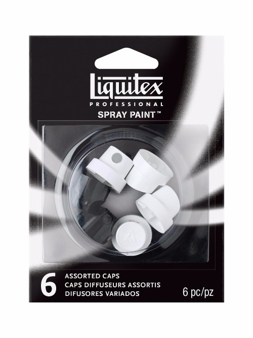 Image of Spraymunstycke Liquitex 6 st assorted (2x Standard, 2x Pink Fat, 2x Super Skinny) 4459223 884955002223