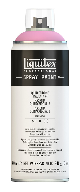 Image of Sprayfärg Liquitex 400ml Quinacridone Magenta 6 6114 (3F) 4456114 884955024003