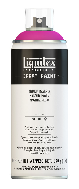 Image of Sprayfärg Liquitex 400ml Medium Magenta 0500 (3F) 4450500 884955024034