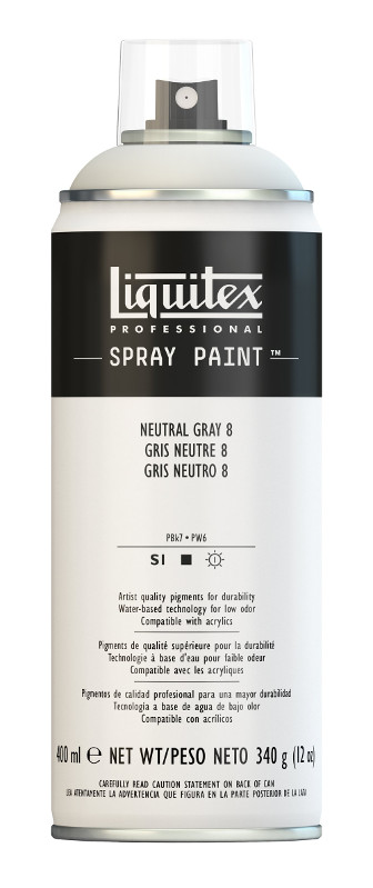 Image of Sprayfärg Liquitex 400ml Neutral Grey 8 8599 (3F) 4458599 884955024584