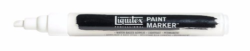Image of Akrylmarker Liquitex 2mm  Titanium White 0432 (3F) 4620432 887452000990
