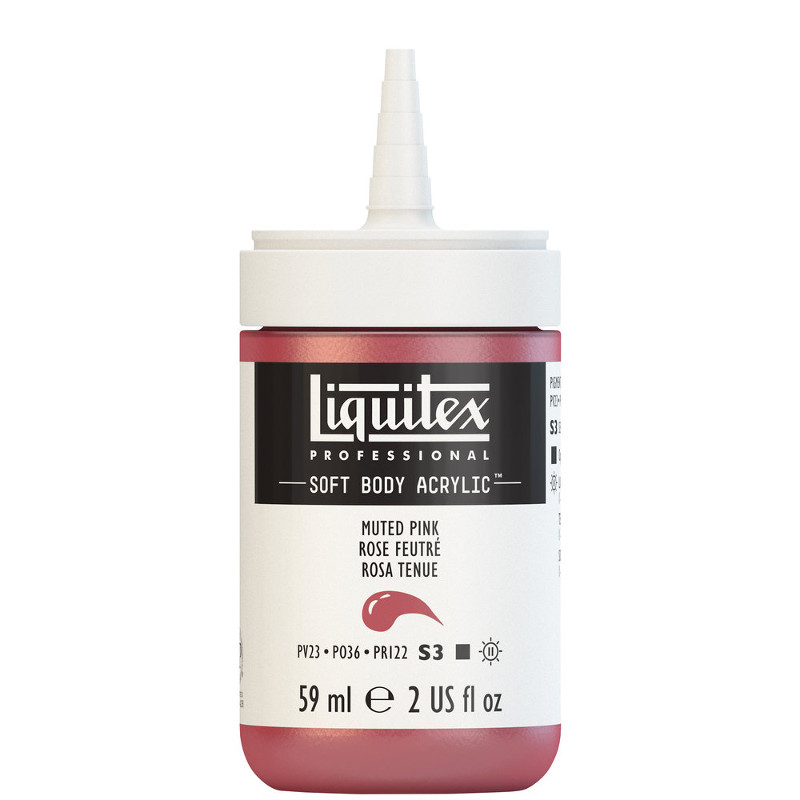Image of Akrylfärg Liquitex Soft Body 59ml  muted pink S3 504 (3F) 1959504 887452028468
