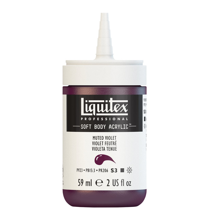 Image of Akrylfärg Liquitex Soft Body 59ml  muted violet S3 502 (3F) 1959502 887452028475