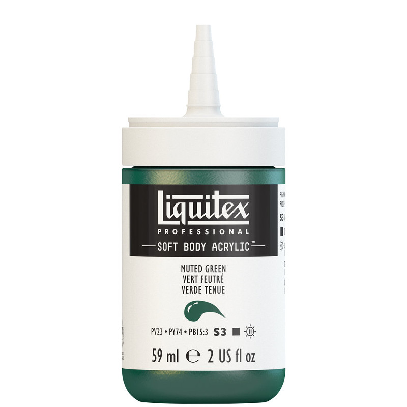 Image of Akrylfärg Liquitex Soft Body 59ml  muted green S3 501 (3F) 1959501 887452028482