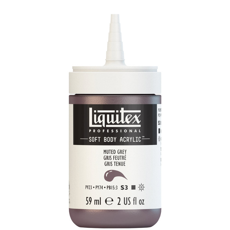 Image of Akrylfärg Liquitex Soft Body 59ml  muted grey S3 505 (3F) 1959505 887452028505