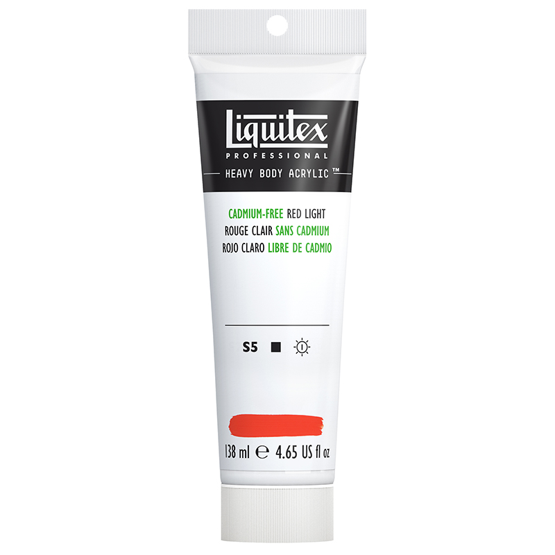 Image of Akrylfärg Liquitex Heavy Body 138ml Cadmium FREE Red Light 893 4417893 887452029991