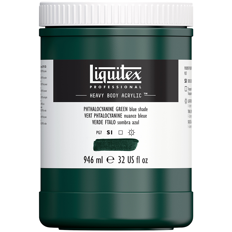 Image of Akrylfärg Liquitex Heavy Body 946ml phthalo green blue sh 317 4413317 887452030423