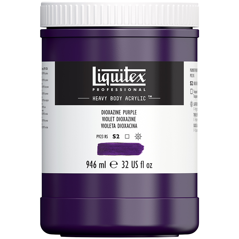 Image of Akrylfärg Liquitex Heavy Body 946ml dioxazine purple 186 4413186 887452030430