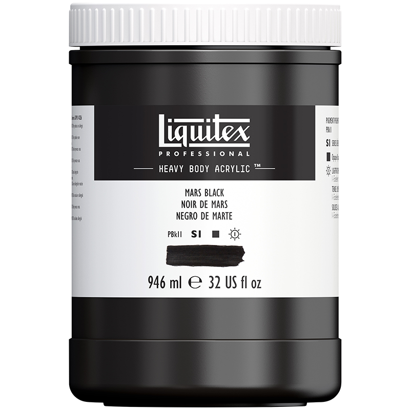 Image of Akrylfärg Liquitex Heavy Body 946ml mars black 276 4413276 887452030454