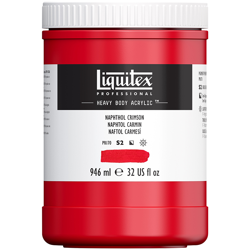 Image of Akrylfärg Liquitex Heavy Body 946ml naphthol crimson 292 4413292 887452030461
