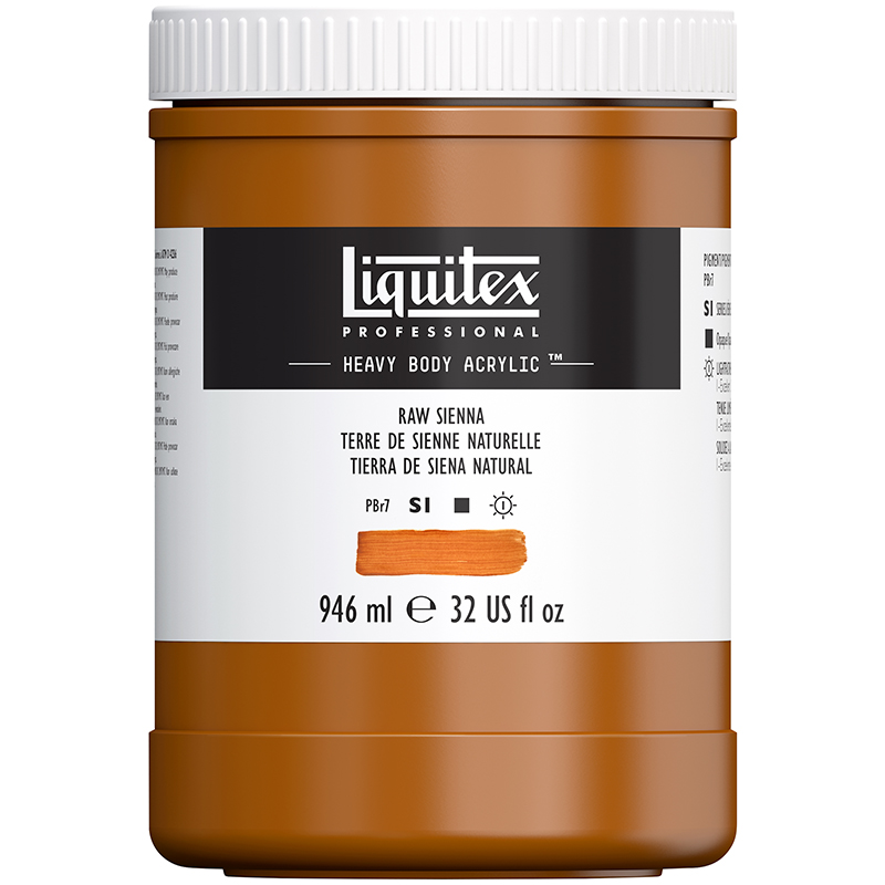 Image of Akrylfärg Liquitex Heavy Body 946ml raw sienna 330 4413330 887452030485