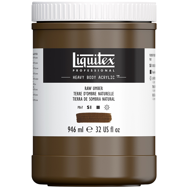 Image of Akrylfärg Liquitex Heavy Body 946ml raw umber 331 4413331 887452030492