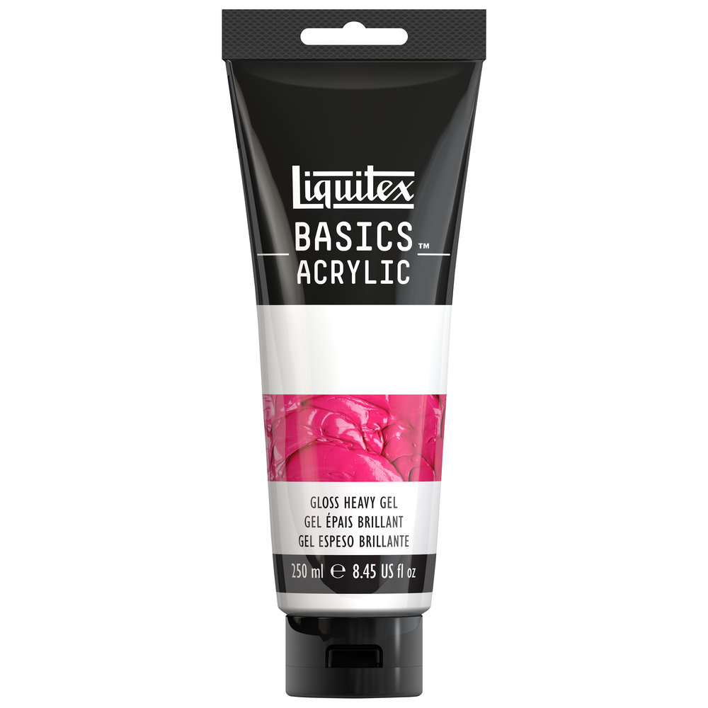 Image of Akrylmedium Liquitex Basics Additives 250ml Tube Gloss Heavy Gel 1041013 887452031499