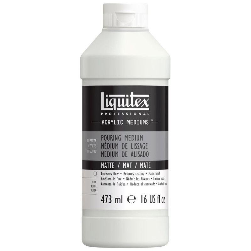 Image of Akrylmedium Liquitex Effekt Matte Pouring medium 473 ml 6116 887452059042