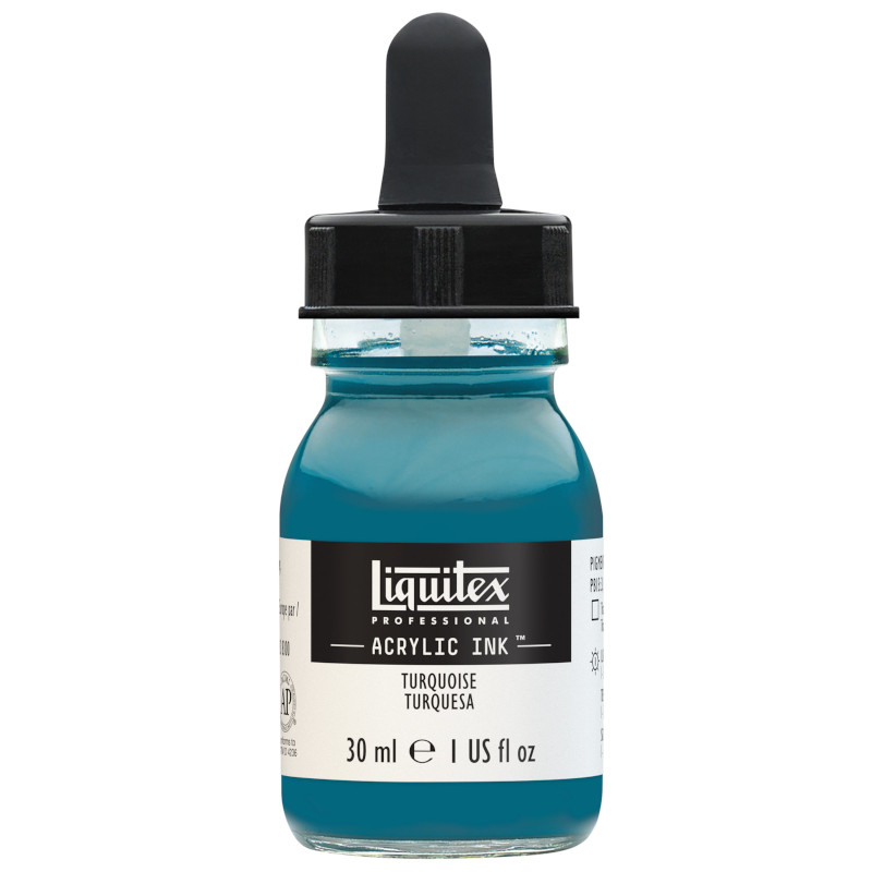 Image of Akrylfärg Liquitex Prof. Ink 30ml BTL TURQUOISE (3F) 4260287 887452047629