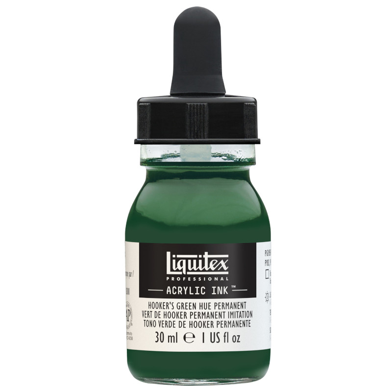 Image of Akrylfärg Liquitex Prof. Ink 30ml BTL HOOKER'S GREEN HUE PERMANENT (3F) 4260224 887452047643