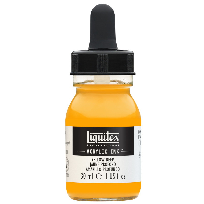Image of Akrylfärg Liquitex Prof. Ink 30ml BTL YELLOW DEEP (3F) 4260295 887452047735