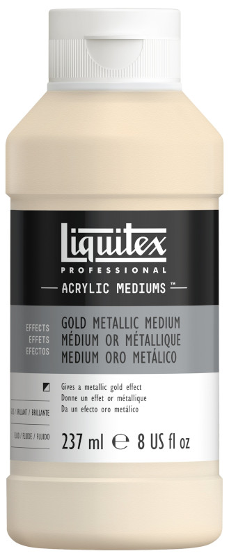 Image of Akrylmedium Liquitex 237ML BOTTLE METALLIC GOLD 8408 887452048473