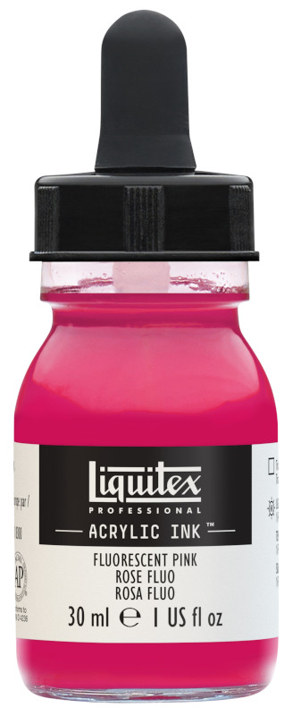 Image of Akrylfärg Liquitex Prof. Ink 30ml BTL FLUORESCENT PINK (3F) 4260987 887452048510