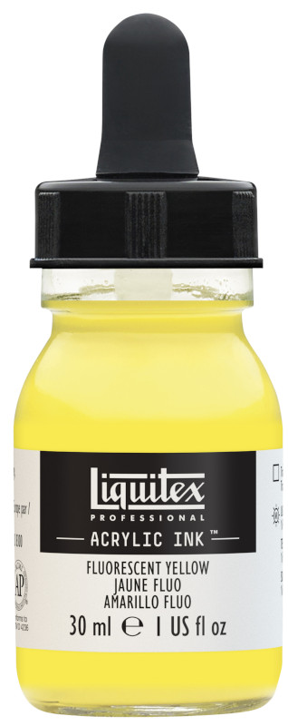 Image of Akrylfärg Liquitex Prof. Ink 30ml BTL FLUORESCENT YELLOW (3F) 4260981 887452048534