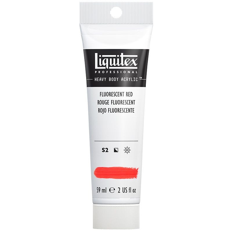 Image of Akrylfärg Liquitex Heavy Body 59ml Fluorescent Red S2 (3F) 1045983 887452048770