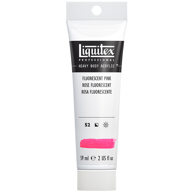 Image of Akrylfärg Liquitex Heavy Body 59ml Fluorescent Pink S2 (3F) 1045987 887452048787