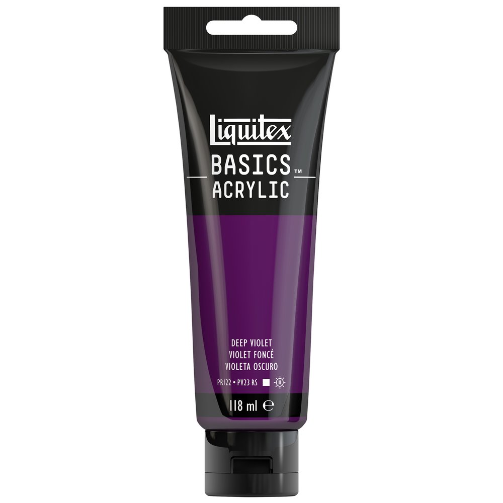 Image of Akrylfärg Liquitex Basics 118ml  Deep violet 115 (3F) 1046115 887452049371