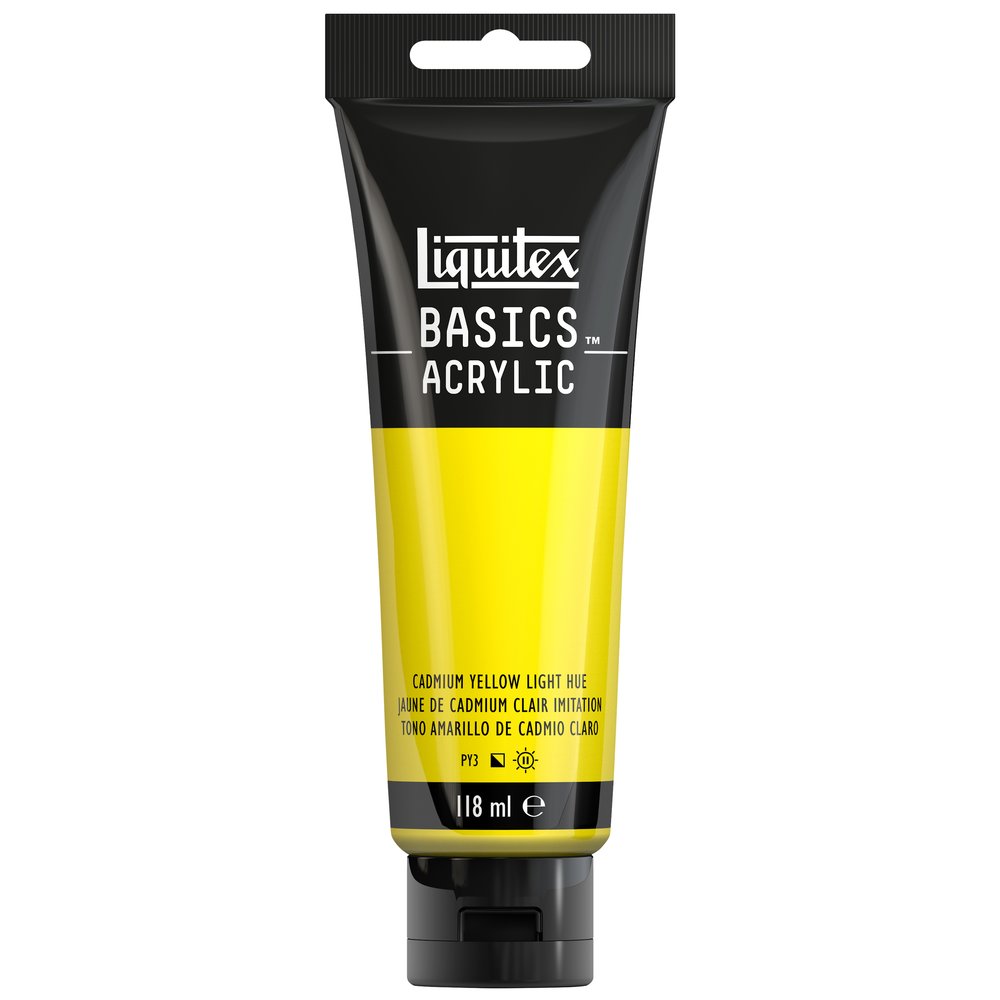 Image of Akrylfärg Liquitex Basics 118ml  Cadmium yellow light hue 160 (3F) * 1046160 887452049425