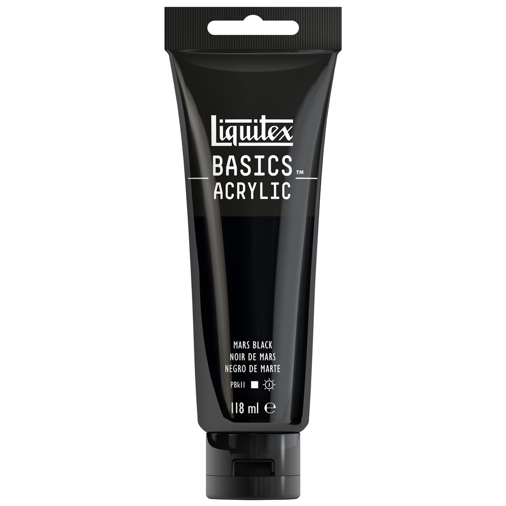 Image of Akrylfärg Liquitex Basics 118ml  Mars black 276 (3F) 1046276 887452049487