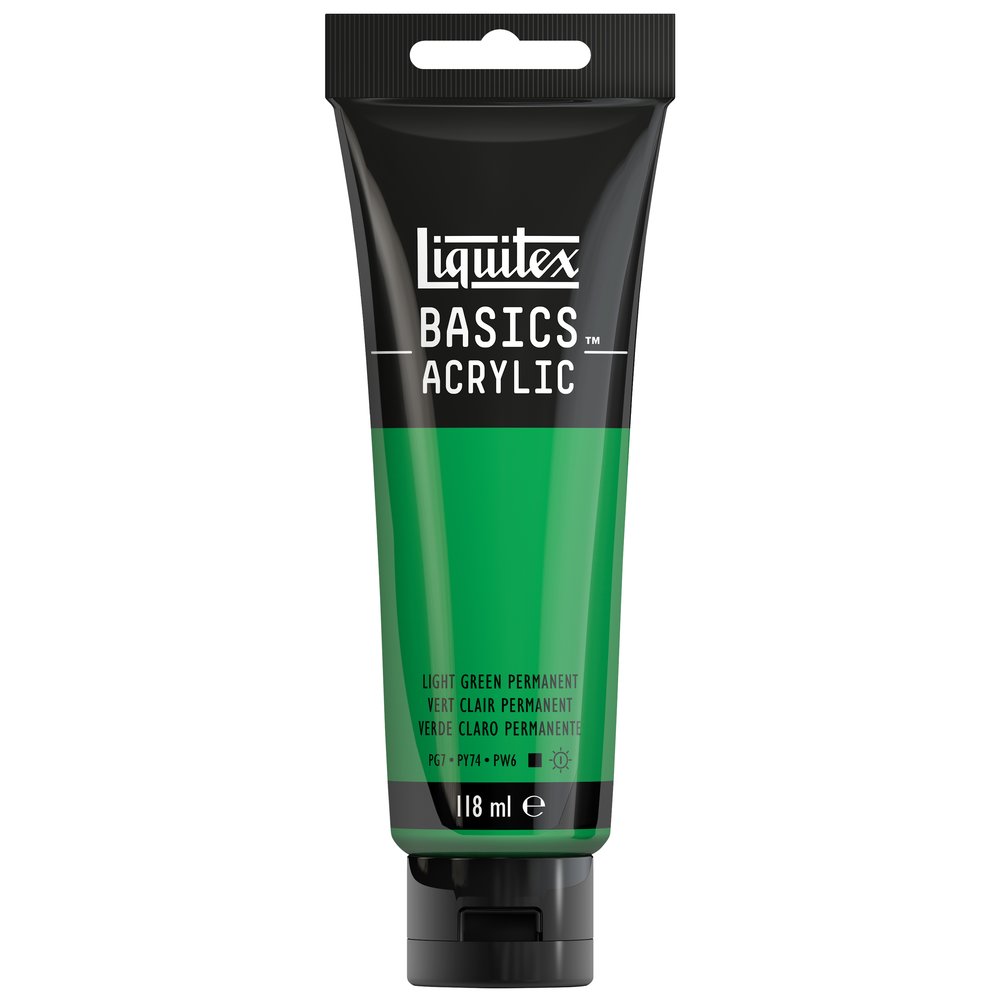 Image of Akrylfärg Liquitex Basics 118ml  Green light 312 (3F) * 1046312 887452049500