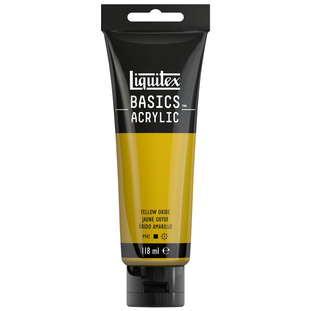Image of Akrylfärg Liquitex Basics 118ml  Yellow oxide 416 (3F) * 1046416 887452049579