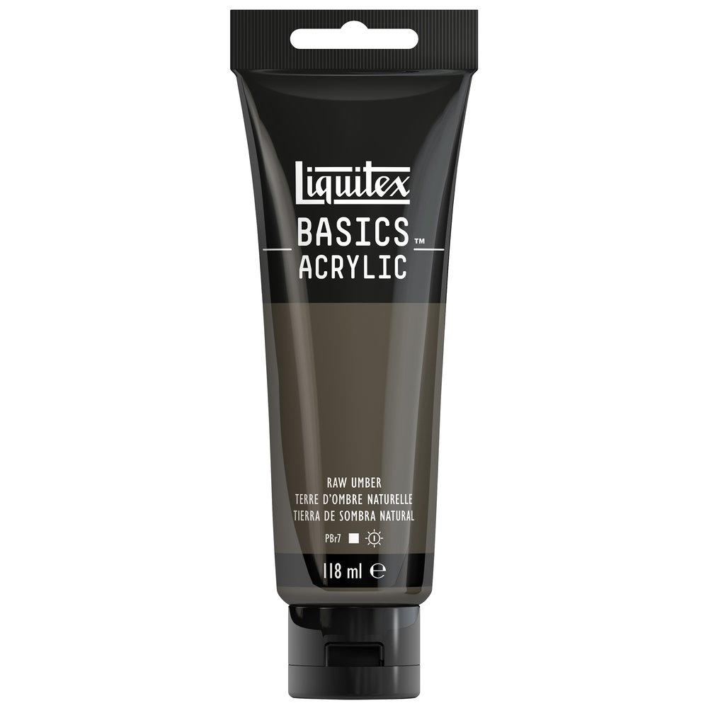 Image of Akrylfärg Liquitex Basics 118ml  Raw umber 331 (3F) 1046331 887452049715