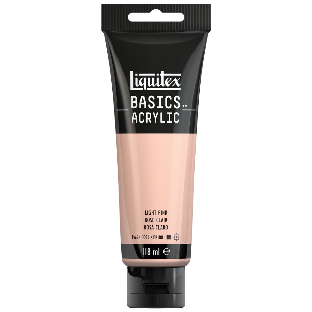Image of Akrylfärg Liquitex Basics 118ml  Light portrait pink 810 (3F) 1046810 887452049722