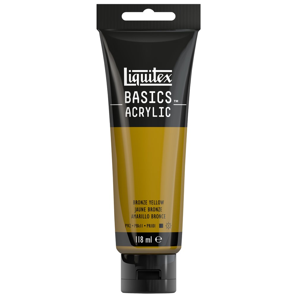 Image of Akrylfärg Liquitex Basics 118ml  Bronze yellow 530 (3F) 1046530 887452049753