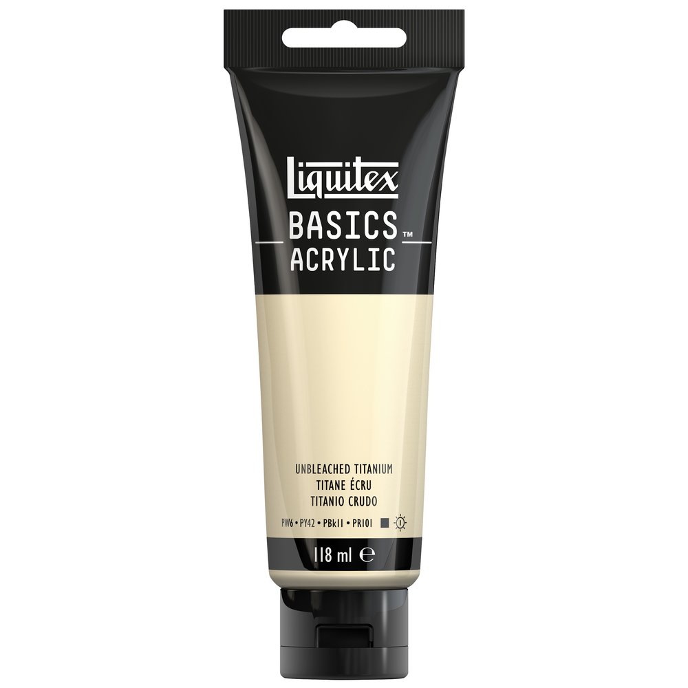 Image of Akrylfärg Liquitex Basics 118ml  Unbleached titanium 434 (3F) 1046434 887452049814