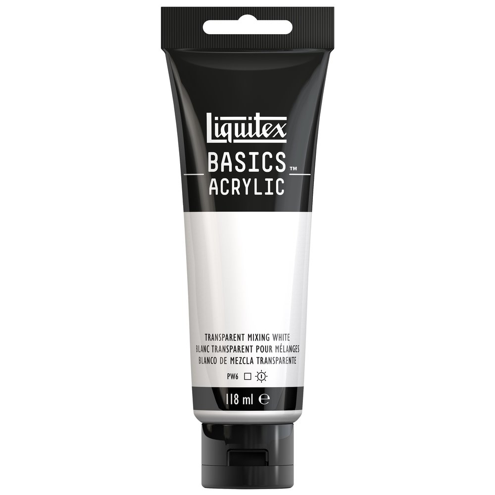 Image of Akrylfärg Liquitex Basics 118ml  Transparent Mixing White  430  (3F) 1046430 887452049852
