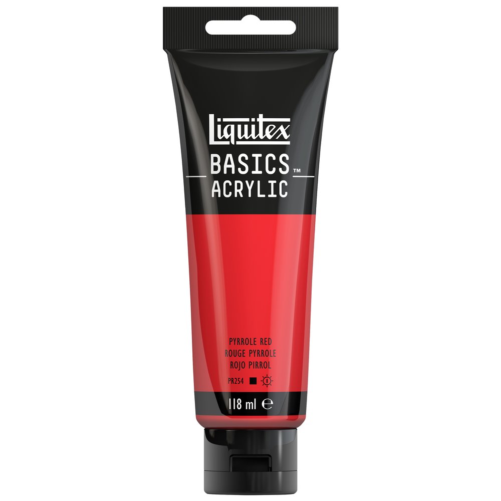 Image of Akrylfärg Liquitex Basics 118ml  Pyrrole Red  320  (3F) 1046321 887452049876