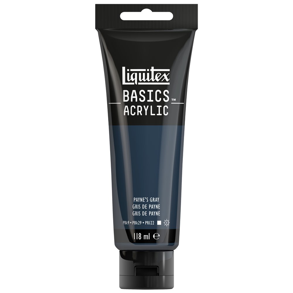 Image of Akrylfärg Liquitex Basics 118ml  Payne's Gray  310  (3F) 1046310 887452049937
