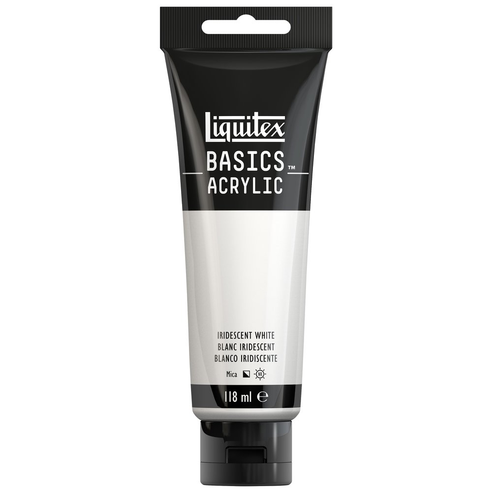 Image of Akrylfärg Liquitex Basics 118ml  Iridescent White  238  (3F) 1046238 887452050018