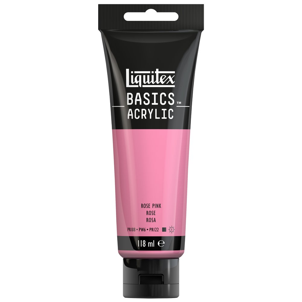 Image of Akrylfärg Liquitex Basics 118ml  Rose Pink  048  (3F) 1046048 887452050049