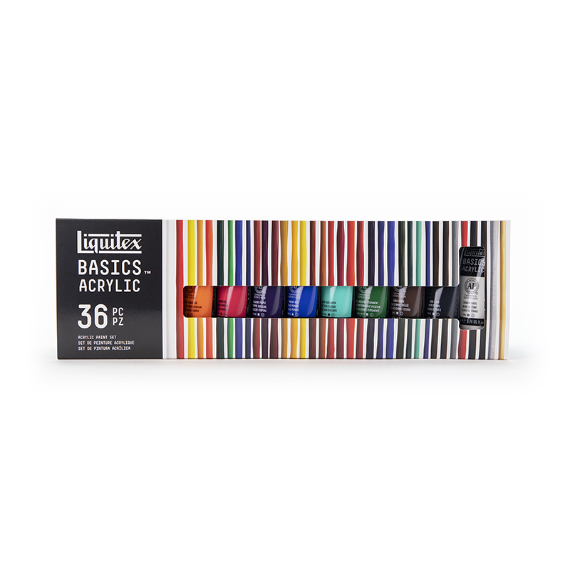 Image of Akrylfärgset Liquitex Basics set 36x22 ml 101036 887452050230