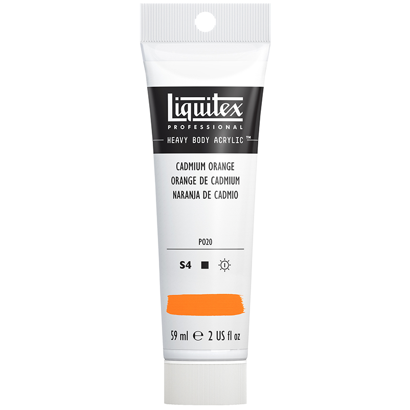 Image of Akrylfärg Liquitex Heavy Body 59ml  Cadmium orange 150 (3F) S4 1045150 887452051671